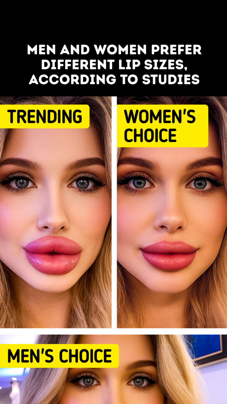Men and Women Prefer Different Lip Sizes, According to Studies