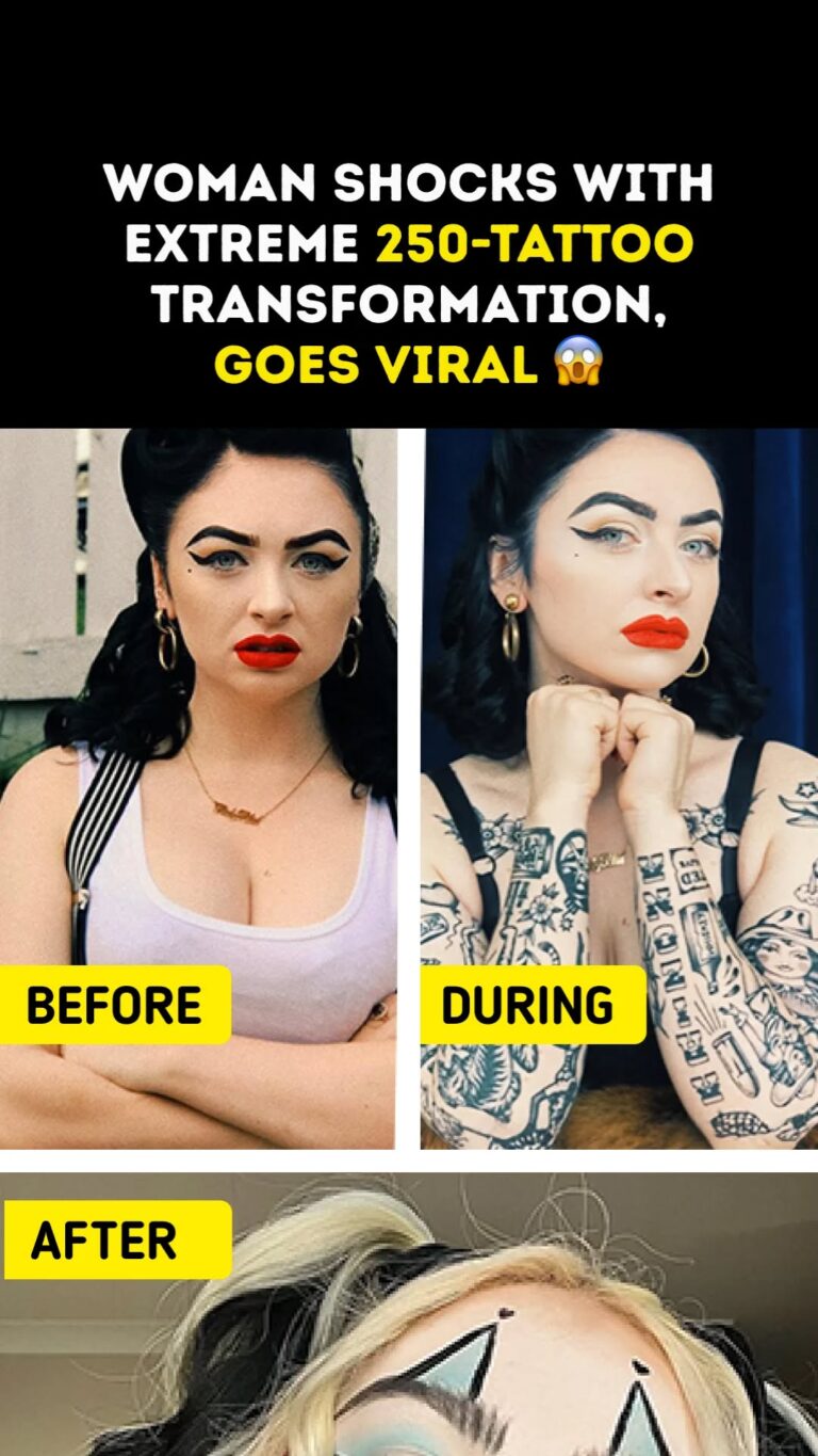 Woman Shocks With Extreme 250-Tattoo Transformation, Goes Viral