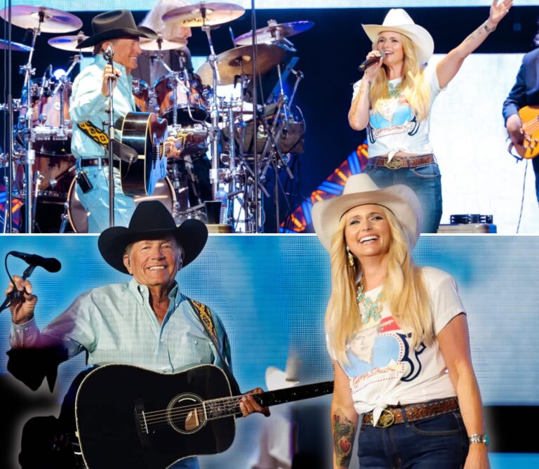 George Strait may be retired, but Saturday night proved he’s not done changing the game. As soon as he started singing “Run,” Miranda Lambert popped up, taking over the harmonies like she was born to do it. The duet was a full-on moment, followed by “How ‘Bout Them Cowgirls,” and the crowd’s explosive reaction said it all.
