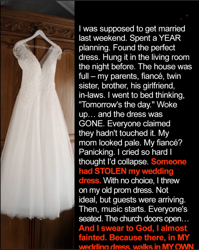 Vanished Without a Trace: My Wedding Dress Was Gone Hours Before the Ceremony