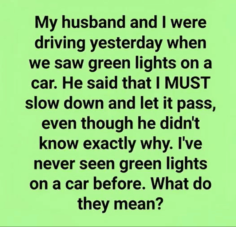 What’s the Meaning Behind Green Lights on Cars?