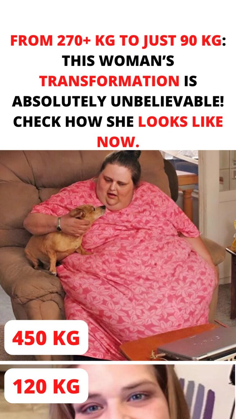 She once weighed over 270 kilograms but today she weighs 90 kg