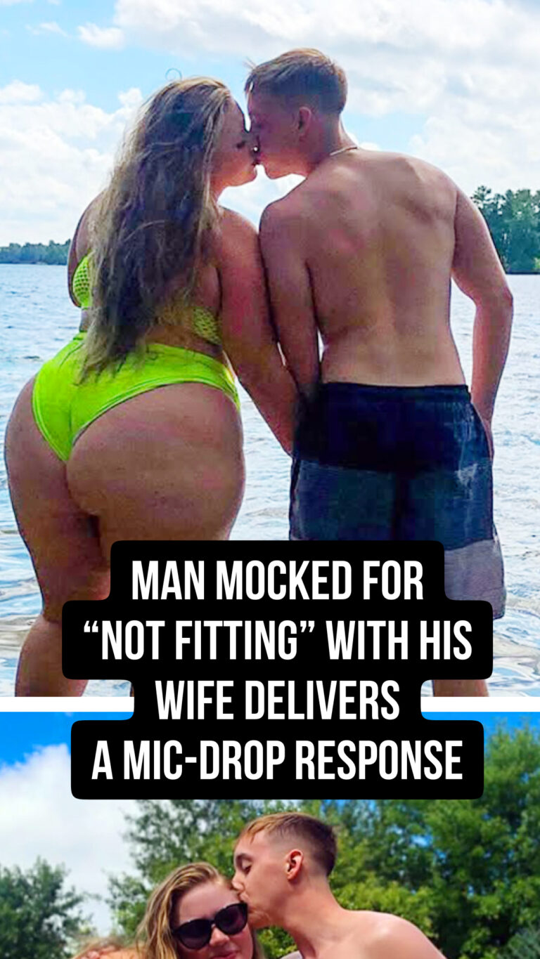 Man Mocked for “Not Fitting” with His Wife Delivers a Mic-Drop Response