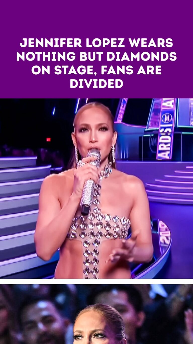 Jennifer Lopez Wears Nothing but Diamonds on Stage, Fans Are Divided
