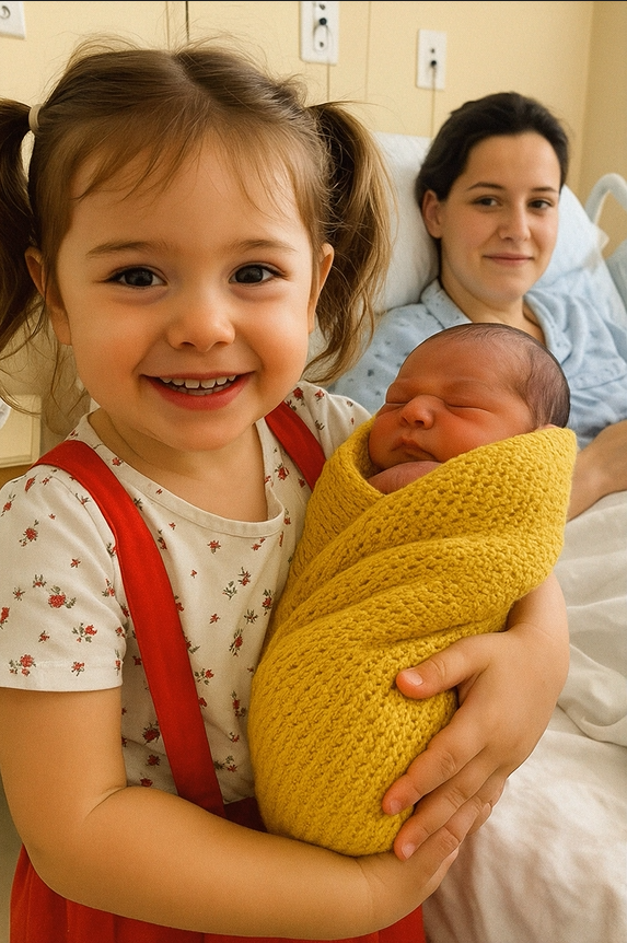 My Daughter Was Thrilled To Hold Her Newborn Sister—Until She Whispered One Word To Me