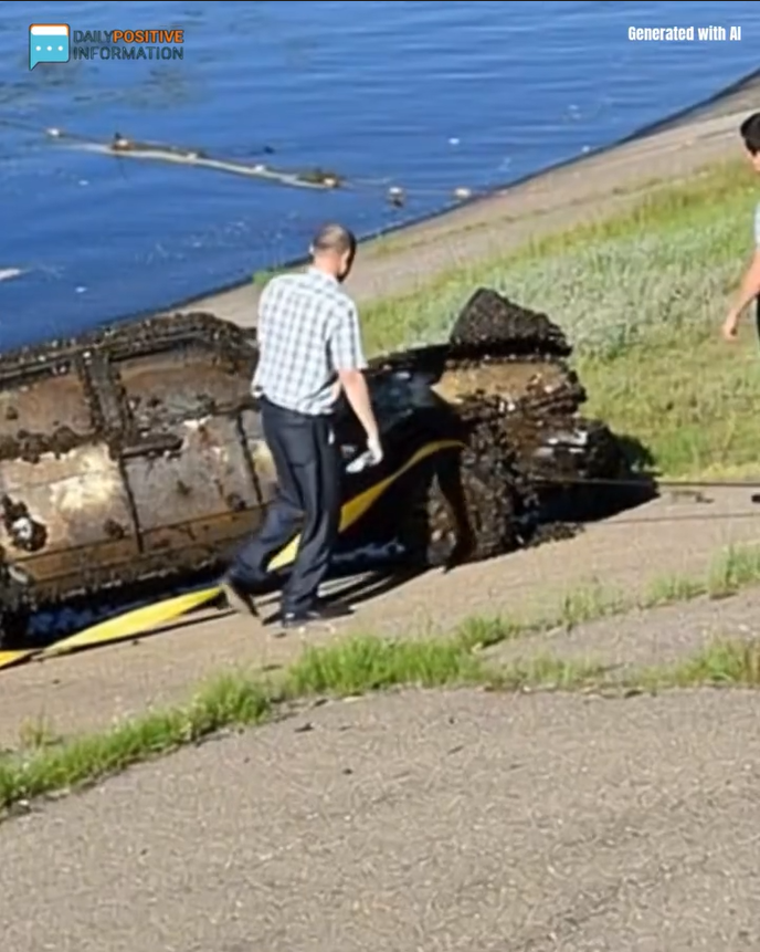 He Accidentally Found A Car At The Bottom Of The River And Called The Police. When They Arrived, The Police Were Horrified And Shocked