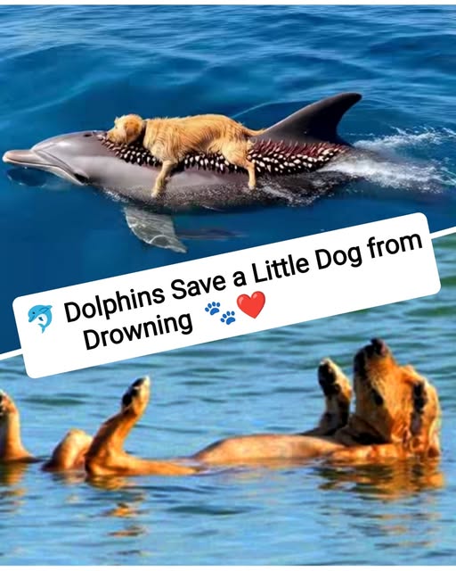 A Terrified Pup and the Dolphins Who Saved Him…