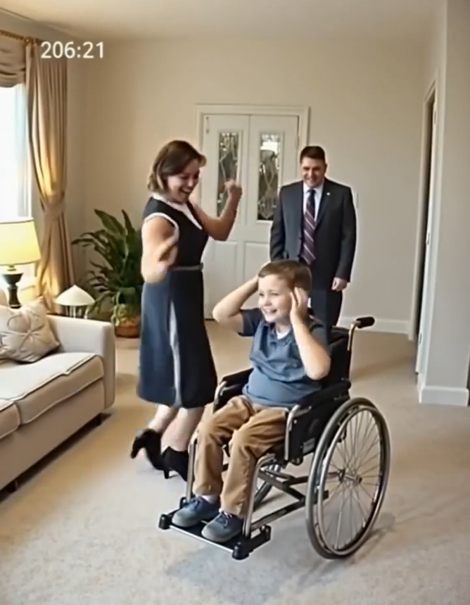 A Billionaire Came Home Early and Saw the Maid Dancing with His Son in a