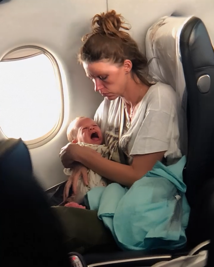 Passenger Told Me to Hide with My Baby – He Regretted It When He Saw Who Took My Seat